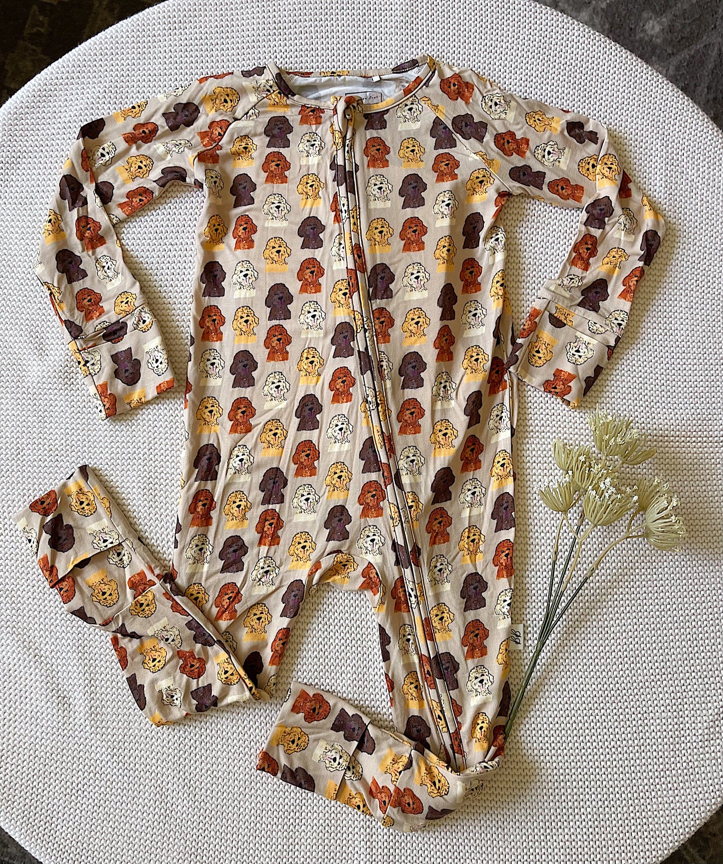 Bamboo Zip Pajamas - Goldendoodles