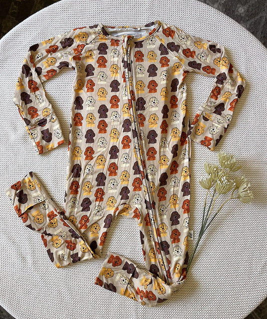 Bamboo Zip Pajamas - Goldendoodles